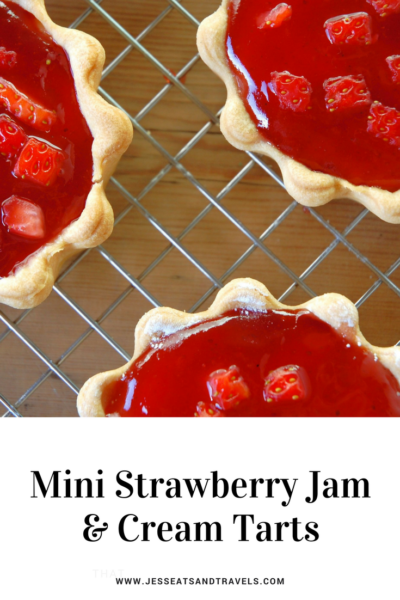 Mini Strawberry Jam & Cream Tarts