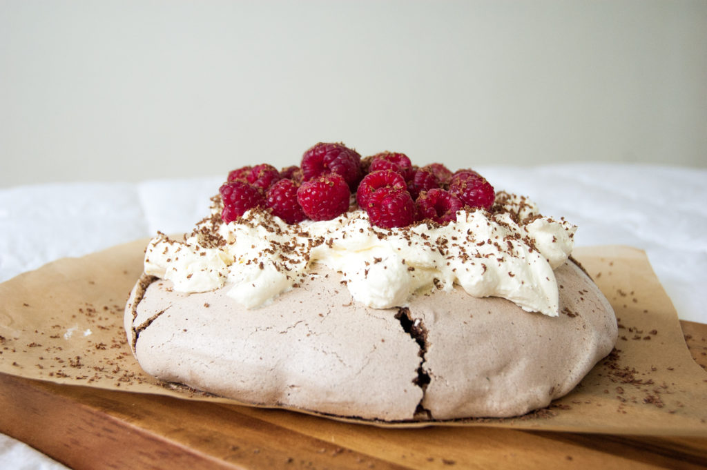 Chilli Chocolate Pavlova