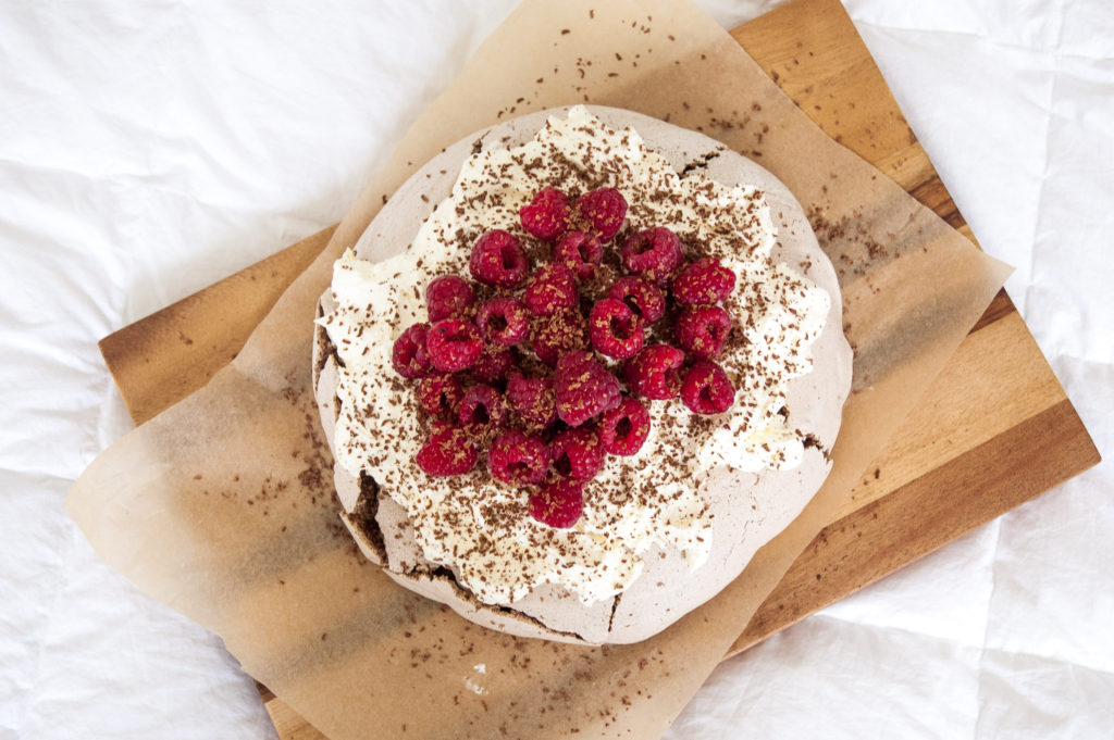 Chilli Chocolate Pavlova