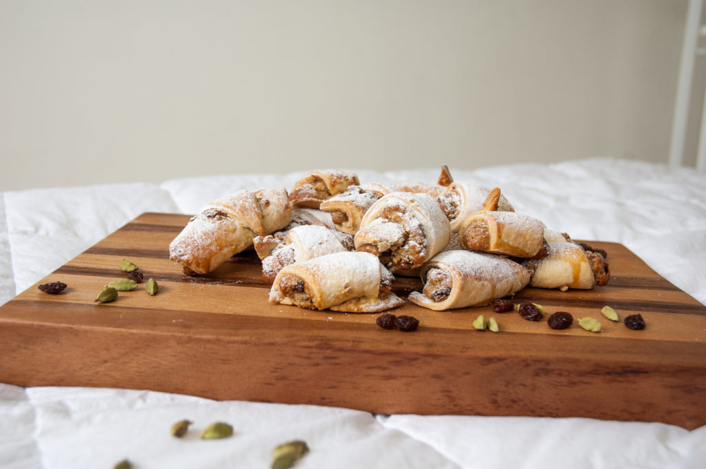 Walnut and Cardamon Biscuits