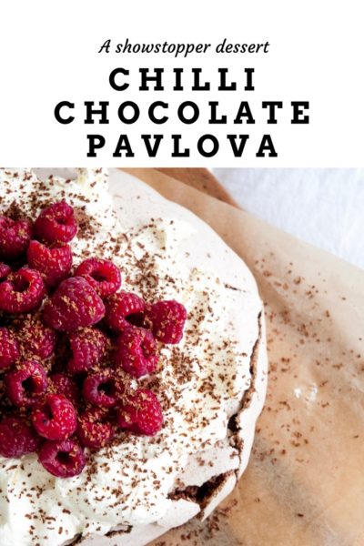 Chilli Chocolate Pavlova