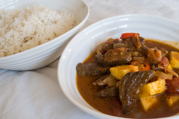 Quick Caribbean Beef Curry