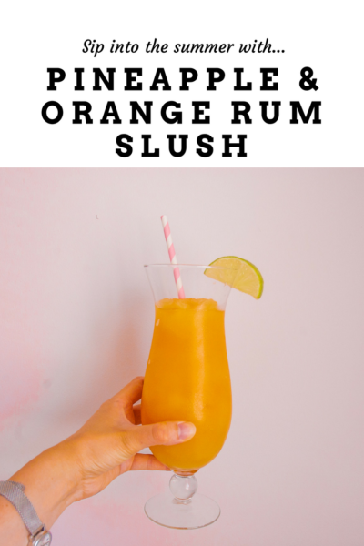 Pineapple and Orange Rum Slush