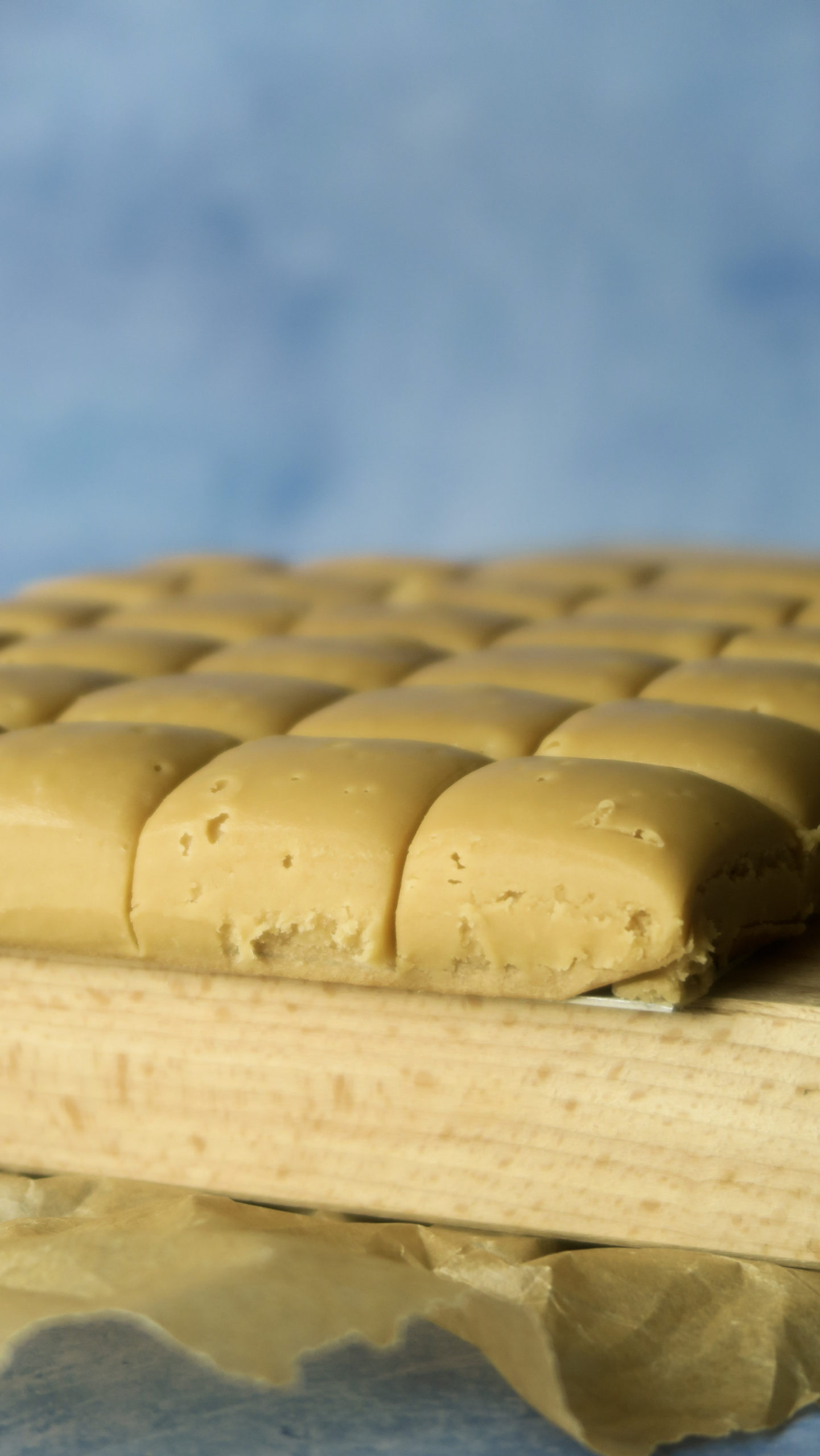 A tray of fudge