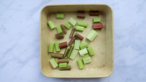 How to cut and prepare rhubarb