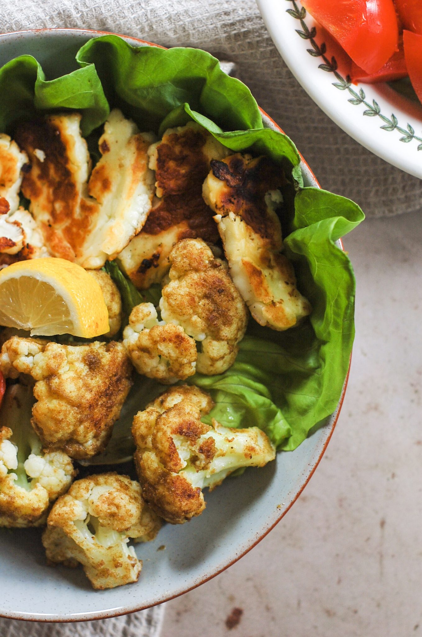 Cumin Cauliflower Salad with Halloumi Jess Eats and Travels