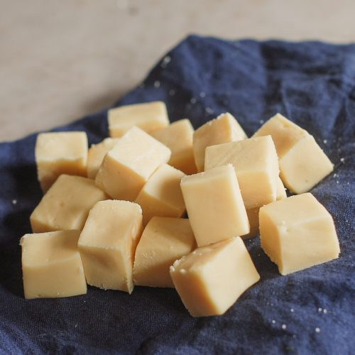 vanilla fudge in a pile