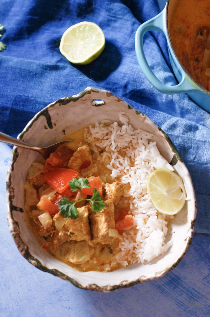 Spicy Coconut Chicken Curry (Brazilian) - Jess Eats and Travels