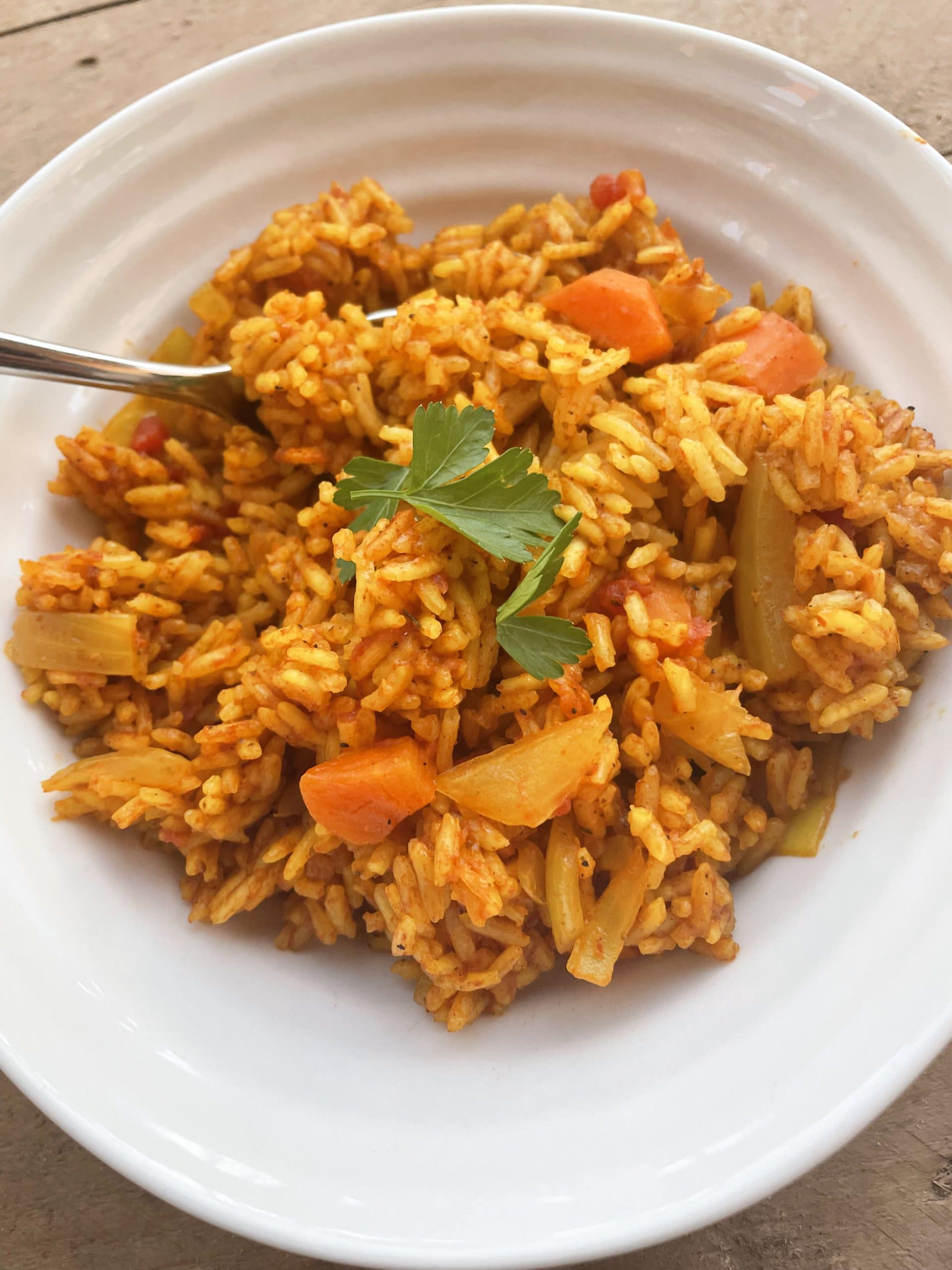 Tomato Rice (Fat Rice from Burkina Faso)