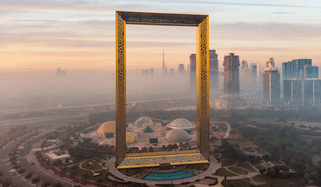 The Dubai frame